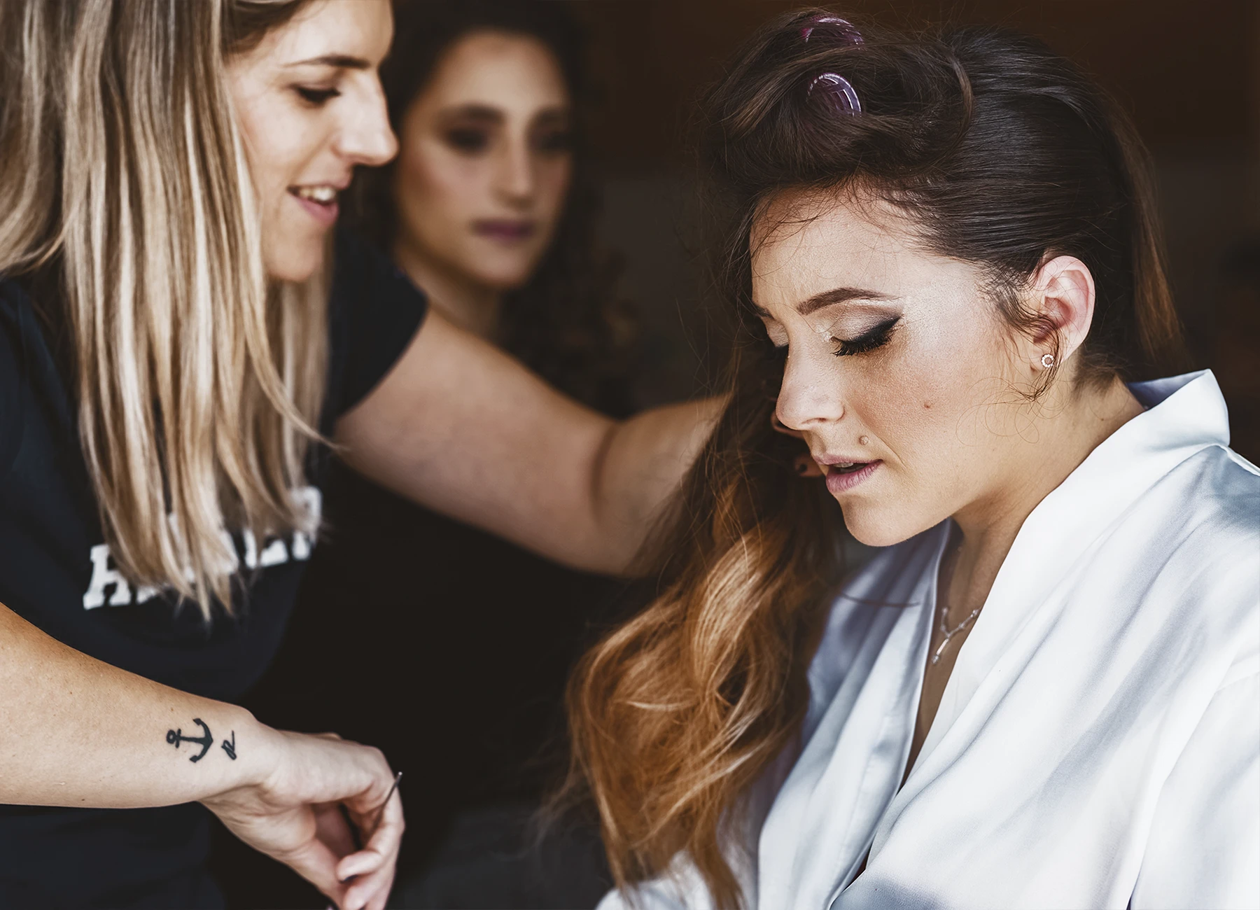 Coiffure de la mariée pour un mariage à Jaffa, Israël - Laurène Zabary