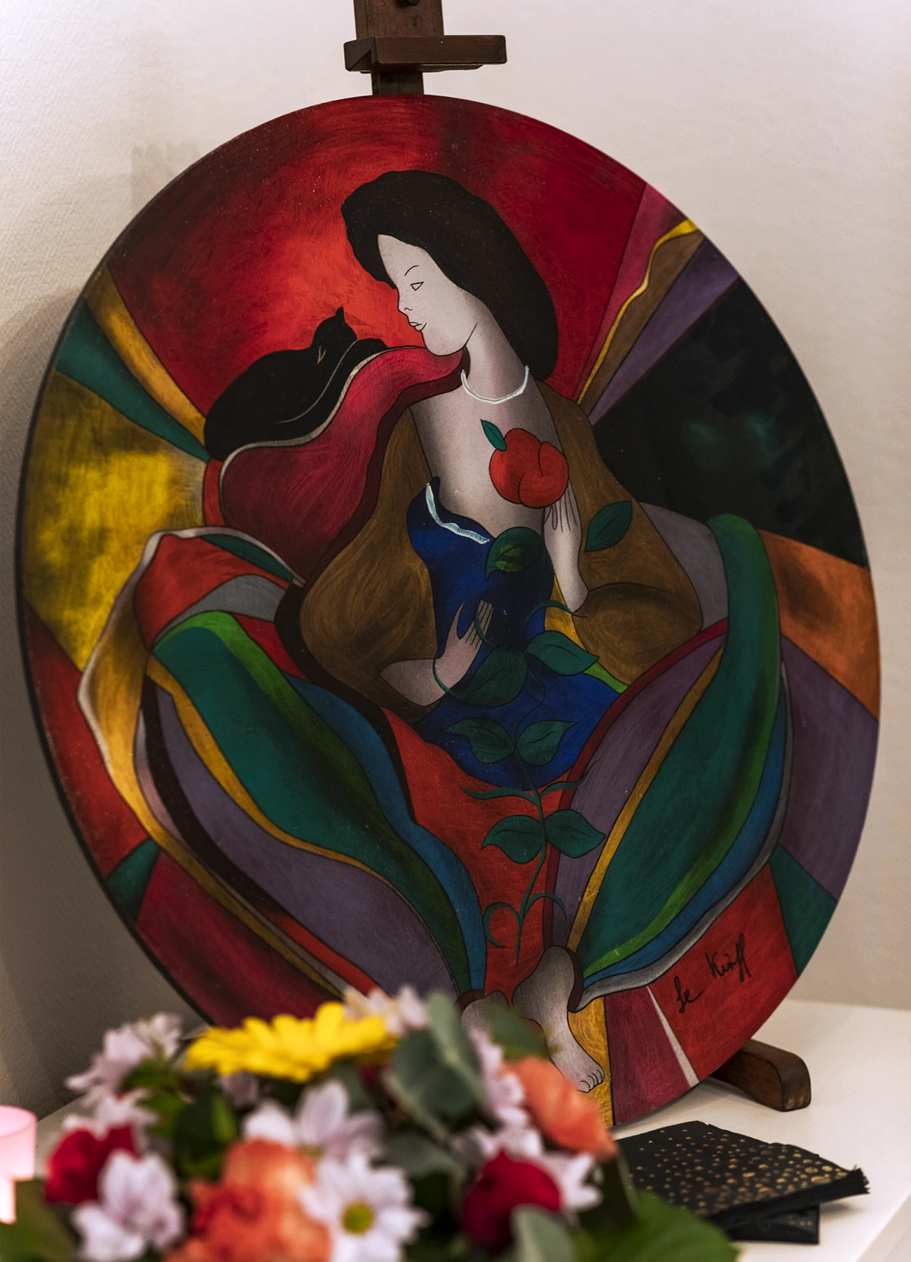 Décoration élégante à la maison Le Kinff, lors de l'évènement de CommunicPassion.