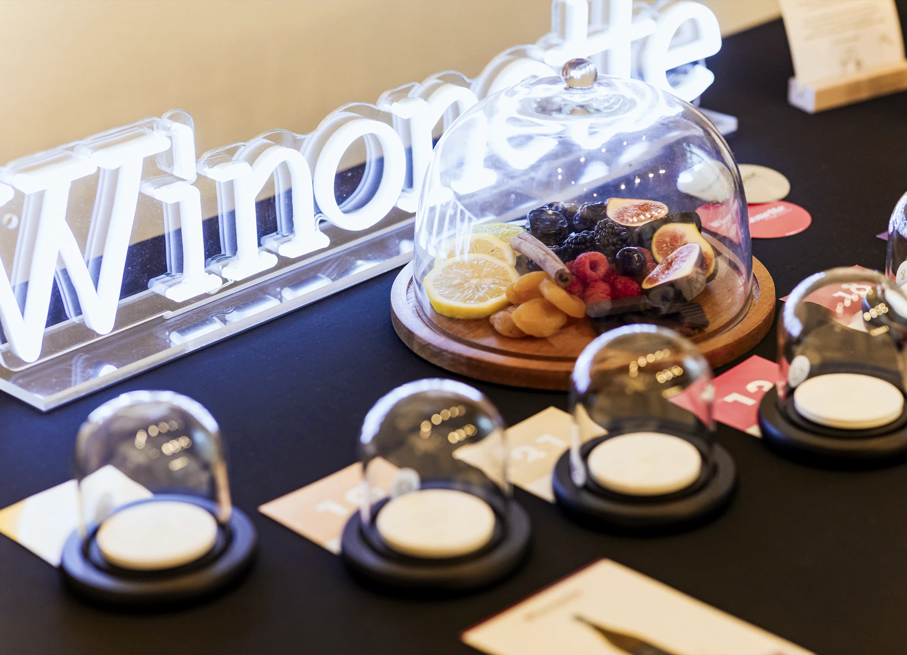 Le buffet de l'évènement culinaire organisé par CommunicPassion, photographié par Laurène Zabary.
